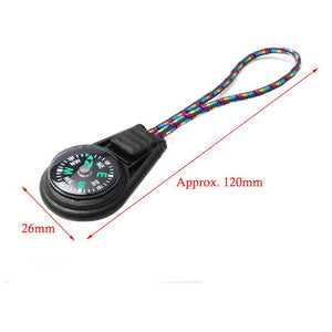 Compass Zipper Pull 2Pce