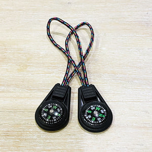 Compass Zipper Pull 2Pce