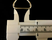 Dee Ring Nickel Plated  5 Pce