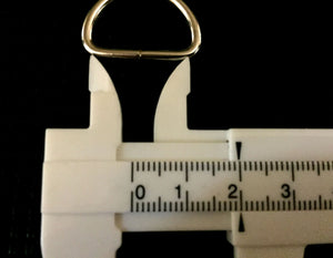 Dee Ring Nickel Plated  5 Pce