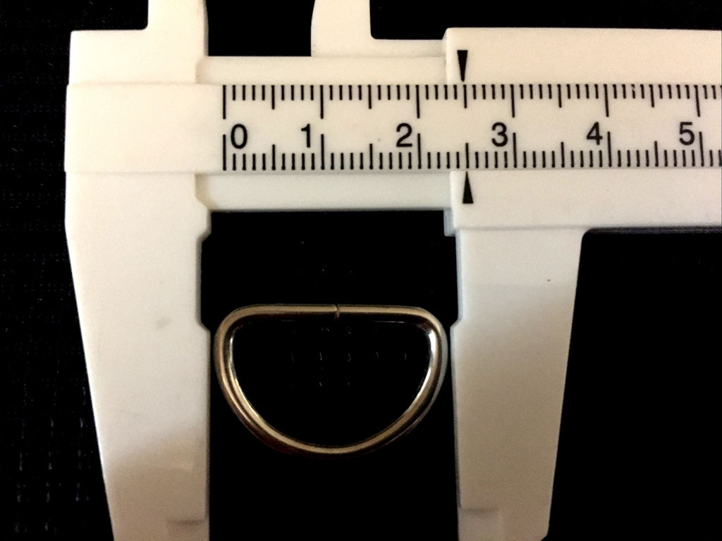 Dee Ring Nickel Plated  5 Pce
