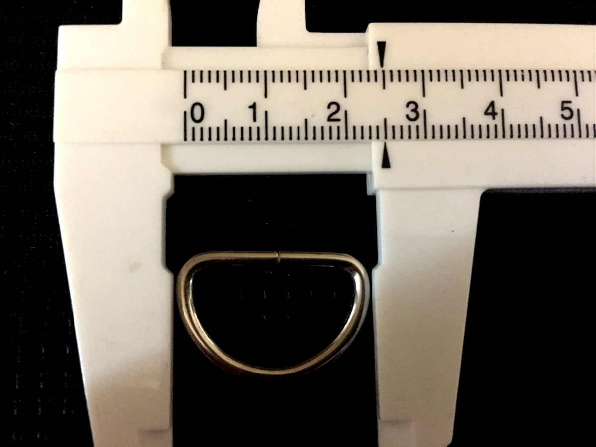 Dee Ring Nickel Plated  5 Pce