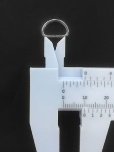 Dee Ring Nickel Plated  5 Pce