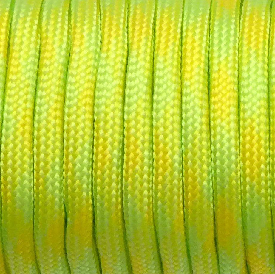 Craft Paracord Rope 30m Floro Green & Yellow