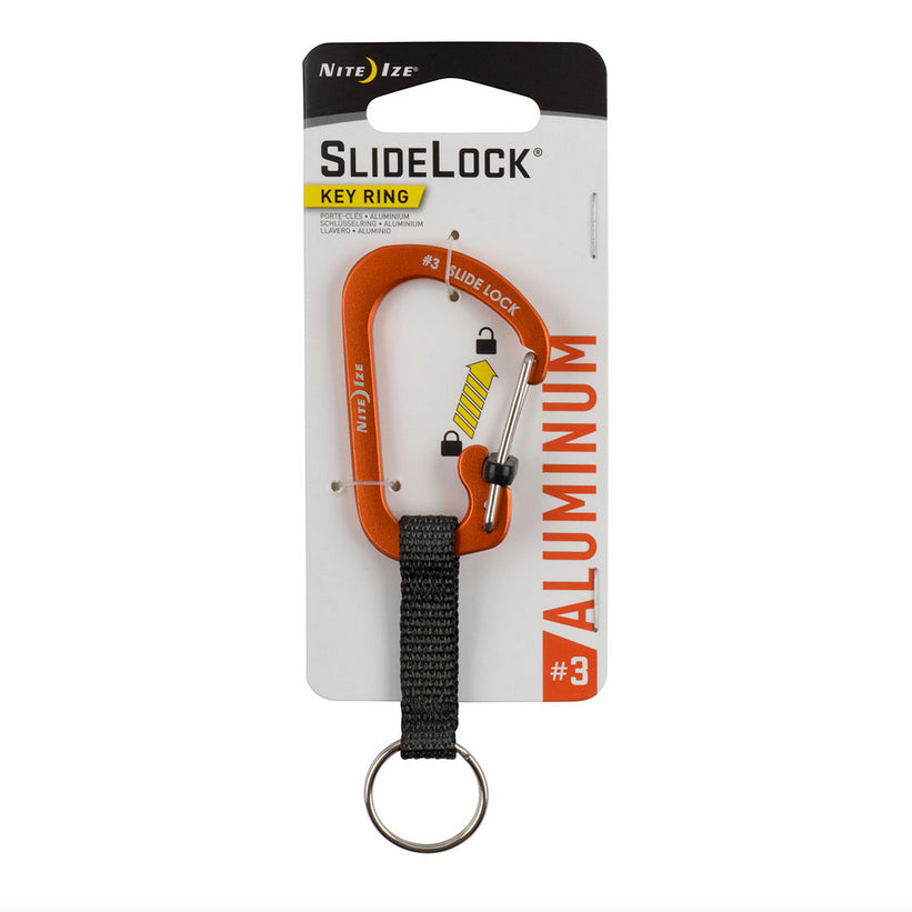 NITE IZE SlideLock® Keyring Aluminium