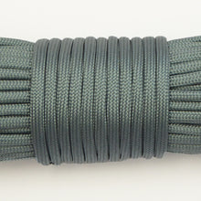 Paracord Rope 30m /100ft Dark Grey Silver 4mm