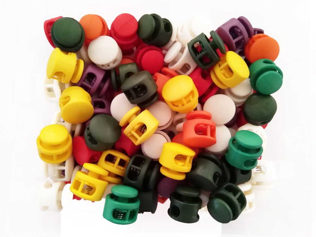 Paracord Toggle Clips 10pk Mixed Colour
