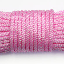 Paracord Rope 30m /100ft Pink & White 4mm