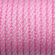 Paracord Rope 30m /100ft Pink & White 4mm