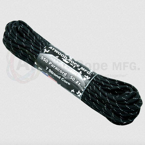 Atwood 550 Paracord USA Reflective 4mm Nylon