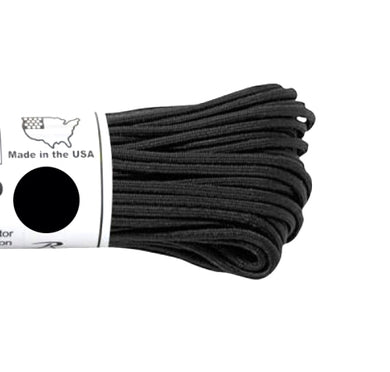 Rothco USA 550 Paracord - Black 15m/50ft Nylon