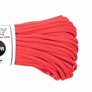 Rothco USA Paracord 550 Type III Red 30m/100ft Nylon