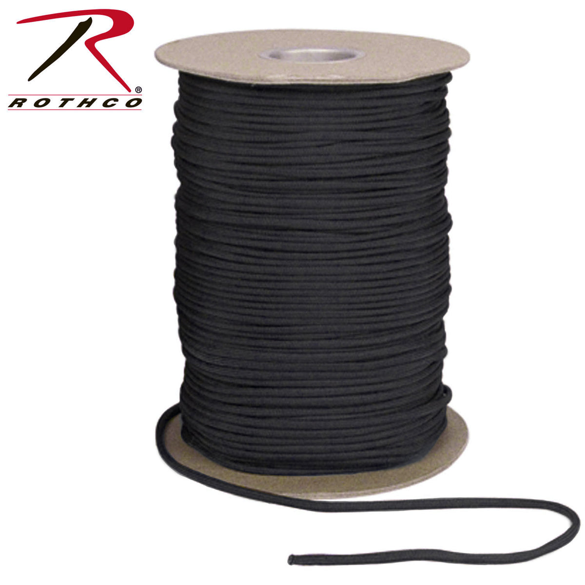 Rothco USA 550 Paracord Black 600ft