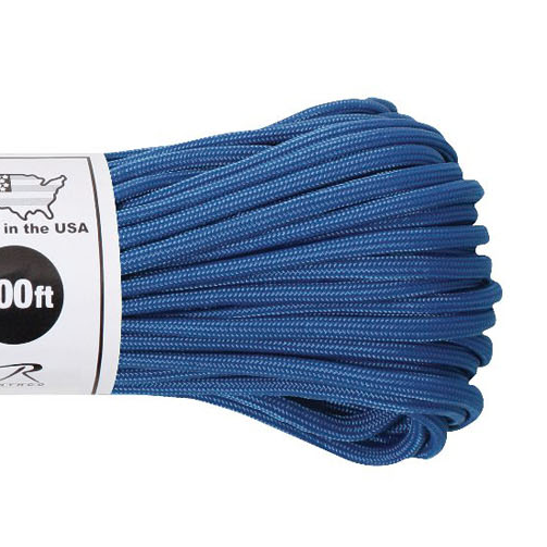 Rothco USA Paracord 550 Type III Royal Blue 30m/100ft Nylon
