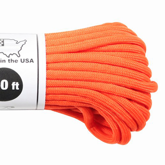 Rothco USA Paracord 550 Type III Safety Orange